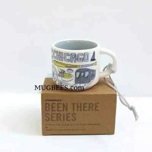 Starbucks Been There Series Chicago Demitasse Demi Cup Mug Ornament 2 oz - Picture 1 of 5