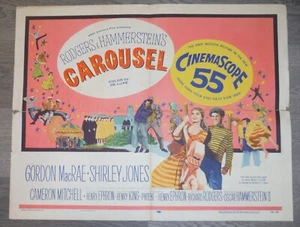Vintage Filmplakat Karussell Original 1956 22" x 28" J6224 - Bild 1 von 6
