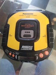Panasonic SL-SW405 Portable Shock Wave Mash Yellow CD Player 1998 - Picture 1 of 10