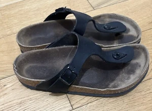 Birkenstock Gr:38 Zehentrenner Gizeh sandalen schwarz FLIP FLOP 003 - Bild 1 von 4