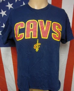 CLEVELAND CAVALIERS tee med basketball T shirt sword 2010 logo Cavs  - Picture 1 of 1