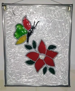Hand Painted Stain Glass Art - Foto 1 di 4