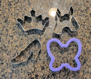 Cookie cutters princess, crown, castle, slipper and butterfly - Picture 1 of 2