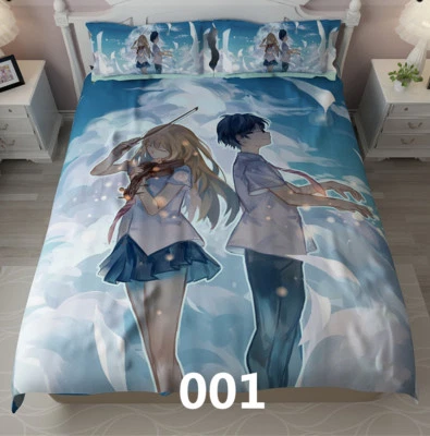 Your Lie in April Miyazono Kaori Japan Anime Bedding Cosplay Winter Kids - Image 1 of 4