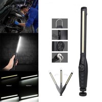 COB LED Rechargeable Slim Work Light USB Torch Inspection Magnetic Lamp Flexible