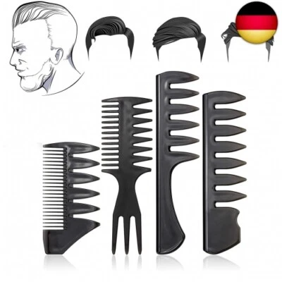Professional Styling Kamm Set,Breiter Zahnkamm Kit,4pc Haar Kamm Styling - Bild 1 von 4
