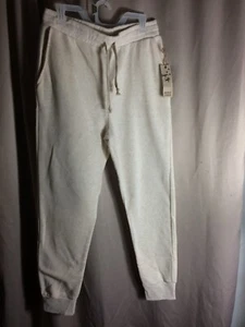 Moral Fiber Womens Pants Size XL Cream Sweatpants Workout Soft and Comfy Pockets - Picture 1 of 5