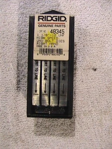 Ridgid 1-1/8-12 Bolt Die Chasers, 48345 for 500B Threader - Picture 1 of 1