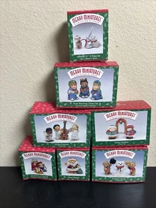 Hallmark Keepsake Christmas Ornaments Merry Miniatures Lot Of 7 - Picture 1 of 4