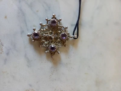 Pendentif ancien croix orthodoxe - Photo 1/4