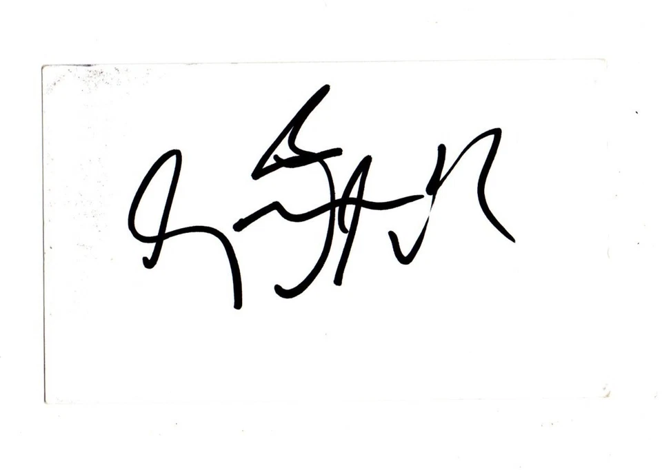 Genevieve O'Reilly Irish Actress STAR WARS   Signed White Card Autographed - Image 1 of 1