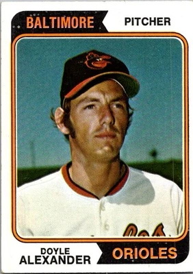 1974 Topps #282 Doyle Alexander - Image 1 of 2