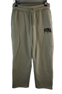 Pantalones de chándal PUMA beige talla S para mujer pierna ancha informales al aire libre Foto 1 de 4