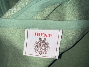 Wohndecke grün IBENA 100% Baumwolle 150x180 mit Fehler für Pferde? o. Haustier? - Bild 1 von 5