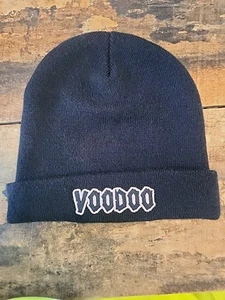 VOODOO Black Beanie Logo Skater Punk - Picture 1 of 5