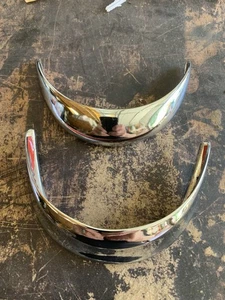 Bmw R1200c Chrome Front Fender Tips ZTechnik NOS - Picture 1 of 6