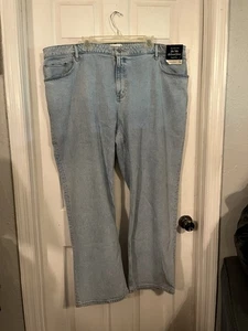 Jeans donna blu Abercrombie & Fitch Curve Love anni 90 vita ultra alta taglia 37/24R nuovo con etichette - Foto 1 di 5