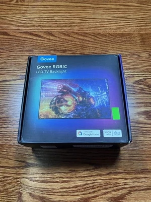 Govee 电视 LED 背光 RGBIC 智能 LED 灯条 55-65 英寸 App 蓝牙 — 第 1/2 张图片