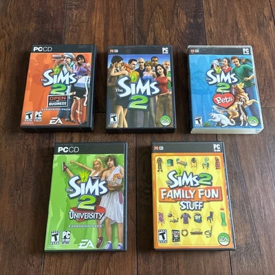 The Sims 2 PC Game Lot With Expansion Packs - Image 1 of 4