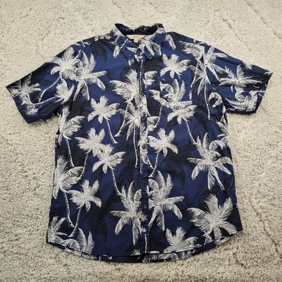 Camisa con botones Colours by Alexander Julian para hombre tropical hawaiana palmera XL Foto 1 de 4