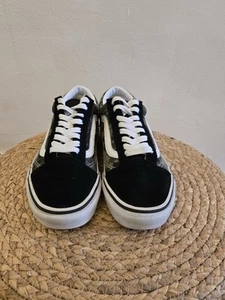 Vans Black And Camo Size 6.5 - Picture 1 of 6