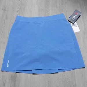 RLX Ralph Lauren Junior Girl's Large Golf Tennis Skort Nimes Blue NWT - Picture 1 of 10
