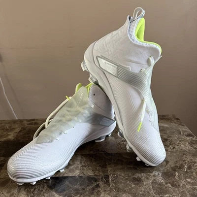 Under Armour UA Highlight Hammer D Mens Football Cleats White & Green Size 9.5 - Image 1 of 4