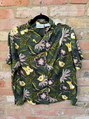 Basic Editions Hawaiian Shirt Mens Large - Image 1 of 4