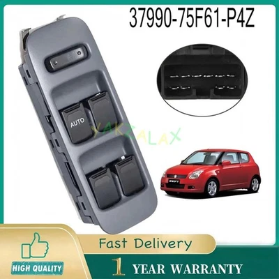 Interruptor maestro puerta ventana eléctrica delantera izquierda para Suzuki Grand Vitara 1999-2004 Foto 1 de 4