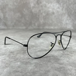 Ray-Ban RB3025 Aviator Large Sunglasses Black Metal Italy 58-14-135 FRAME ONLY - Picture 1 of 10