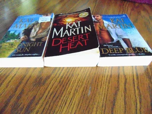 Complete Set Sinclair Sisters Series (3) Kat Martin Books Mass Market PB - Imagen 1 de 6