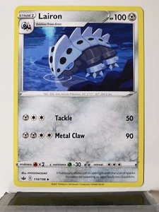 Lairon 110/198 Near Mint - B1G1F - Chilling Reign Pokemon Card - HYOGONOSUKE Art - Picture 1 of 2