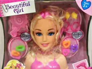 New Girls Fashionable Doll With Makeup & Hair Accessories Set Kids Gift Toy - Picture 1 of 1
