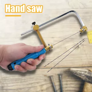 Coping Saw Hand Saw Fast Cutting w/16 Non-slip Hacksaw Replacement Saw Blade RTY - Picture 1 of 12