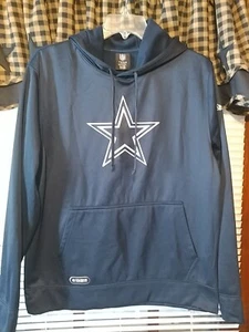 New Era Men’s Large Dallas Cowboys Combine Training Hoodie Sweatshirt Navy Blue - Picture 1 of 7