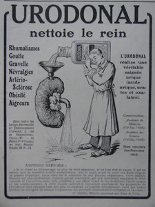 PRESSEWERBUNG 1919 URODONAL REINIGT DIE NIERE - ADVERTISING - Bild 1 von 1