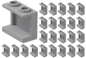 ☀LEGO Nuevo Lote de 25 Elementos de Pared Gris Azulado Claro 1x2x2 Ventana - Imagen 1 de 2