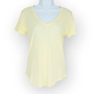 Neu mit Etikett Z Supply Kasey Modal V-Ausschnitt T-Shirt Größe S - pastellgelb bequem - Bild 1 von 4