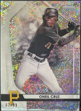 2020 Bowman Sterling Prospects Speckle Refractor Oneil Cruz #62/99 BPR-9
