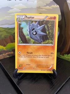 Pupitar 42/124 - Fates Collide - Uncommon - Pokemon Card TCG - LP - Picture 1 of 3