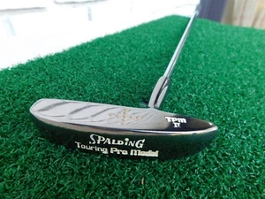 SPALDING Touring Pro Model TPM II Black Stainless Steel Blade Putter - 35.75" - Picture 1 of 12