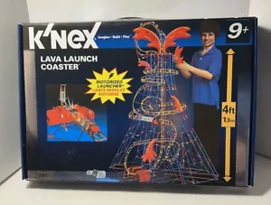 K'NEX Lava Launch Coaster #50050 mit 1303 Stück Open Box CIB 100% komplett - Bild 1 von 8