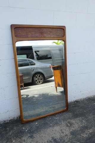 Mid Century Modern Vanity Dresser Bathroom Wall Mirror 2934 Cover