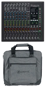 Mackie ONYX12 12-Channel Analog Mixer w/USB/3-Band EQ/Bluetooth+Carry Bag - Picture 1 of 12