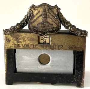 Vintage George Washington Masonic National Memorial VA Perpetual Desk Calendar - Picture 1 of 4