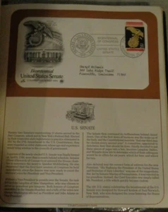 FIRST DAY OF ISSUE BICENTENNIAL UNITED STATES SENATE 1989 !!!!! - Picture 1 of 1