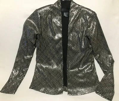 Chaqueta de Lentejuelas Colección Kardashian Nueva Sin Etiquetas, Oro Oscuro S/ XS (talla 0-2) Foto 1 de 2