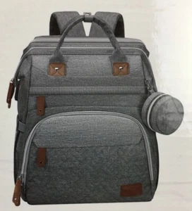 Baby Diaper Bag Backpack, Diaper Changing Station (OPEN BOX - NEW) - Picture 1 of 7