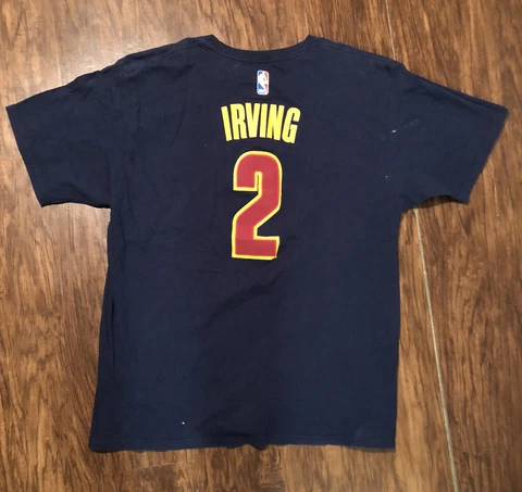 Kyrie Irving Cleveland Cavaliers Adidas T Shirt The Go To Tee Adult XL Blue NBA Cover