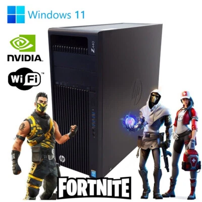 HP GAMING TOWER GTX 1650 QUAD CORE i7 32GB SSD+ 3TB WIFI WINDOWS 11 ESCRITORIO BUENO Foto 1 de 3